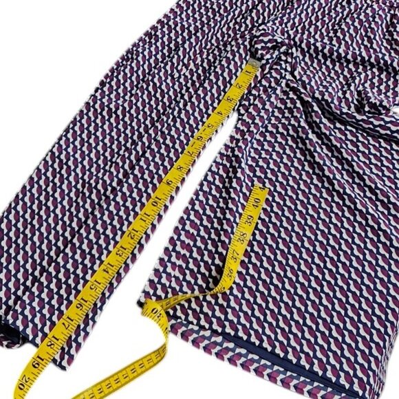 Aritzia Babaton Luiz Wide Leg Cropped Tie Waist Print Pants, Size Small, NWT - Picture 7 of 10